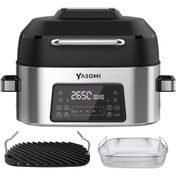 Resim Yasomi Y75 2 in 1 6 L Airfryer Grill Combo Fritöz ve Izgara Yasomi