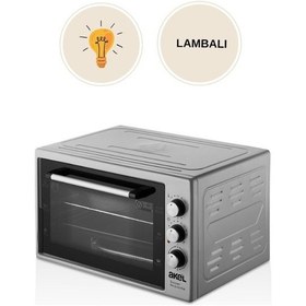 Resim Akel AF380L 38 LT Midi Fırın 
