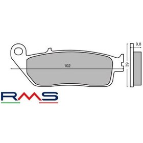 Resim Honda Cbr 500 Ön Fren Balata Rms 