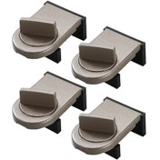 Resim Suntek 4 Parça Sürgülü Pencere Kilidi Kilit Pencere Durdurucu 