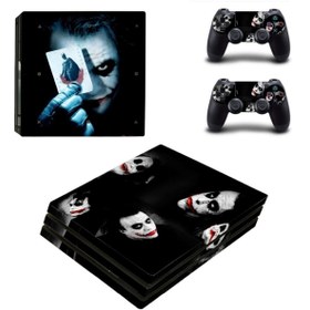 Resim cosy home gift Dc Joker Playstation 4 Pro Uyumlu Full Sticker Kaplama 