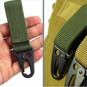 Resim Omeniv Karabiner Yeşil Anahtarlık Kemer Sırt Bel Çantası Karabina Çok Renkli 