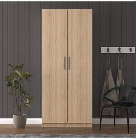 Resim Sonamo Modern Dolaplı Kitaplıklı Raflı Bilgisayar Çalışma Masası 