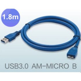 Resim Hard Disk Kablosu Usb 3.0 Hdd Kablosu Yüksek Hızlı Kaliteli 1.8M 