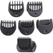 Resim Galaxxy Braun Series 3 Için 5 Parçalı 1/2/3/5/7 mm Kılavuz Tarak Düzeltme Seti ile Sakal Düzeltme Başlığı, Yedek Tıraş Makinesi Düzeltme Başlığı (Yurt Dışından) 
