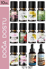 Resim Le Balvo 12'li Set Uçucu Yağ Buhurdanlık Esansı Oda Kokusu Esansiyel Yağ Oda Difüzörü Esansı Buhur Yağı 10ml 