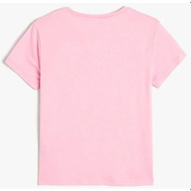 Resim Koton Kız Çocuk T-shirt Pembe 4skg10571ak 24yy59003848 Y5914 Pembe 