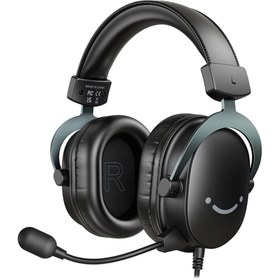 Resim Fifine H9 - Ampligame Mikrofonlu 7.1 Siyah Rgb Gaming Kulaklık 