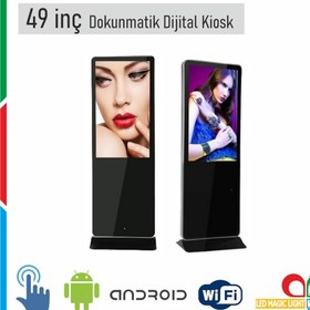 Resim 49" Dokunmatik Dijital Kiosk Android 