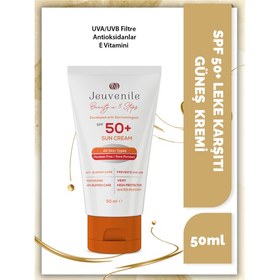 Resim Jeuvenile Spf 50+ Leke Karşıtı Yüksek Koruma Güneş Bakım Kremi 50 ml - Spf 50+ Sunscreen 50 ml 