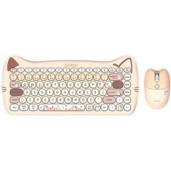 Everest KM-730 Kablosuz Q Multimedia Klavye Mouse Set