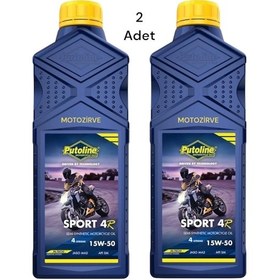 Resim Putoline Sport 4r 15w-50 N-tech Yarım Sentetik Motor Yağı 1 Litre 2 Adet 