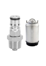 Resim Kosona Stainless Steel Npt 1/2" Dişli Top Kilit Postu - Corny Fıçı Adaptörü, Ev Çarpımı Aksesuarı Yerine Değiştirme Parçası 