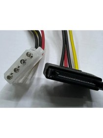 Resim Keepro Erkek Sata Dişi Molex Sata Erkek Power Molex Dişi Kablo 30 cm Erkek Sata Power Dişi Molex Power Kablo 