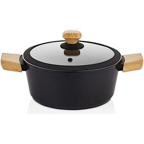 Resim Auris 22 Cm Derin Tencere Siyah 