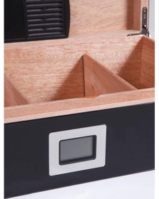 Resim Premiumquality Cuban Flag Sedir Humidor Puro Kutusu 