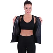 Resim Secret Moda Fermuarlı Kısa Kollu Terleten Sauna Eşofman Takımı 