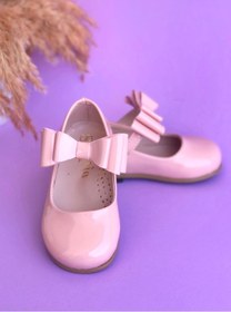 Resim Surpie Shoes Fiyonk Detaylı Bantlı Ortopedik Çocuk Babet 