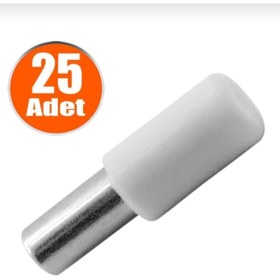 Resim Online Masall AVM Raf pimi plastik başlı Cam tutucu mobilya dolap pimi 25 adet 