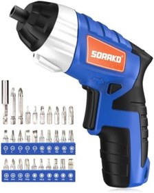 Resim STOREMAX goldglow Akülü Tornavida Küçük 6 Nm Maks Tork Akülü Tornavida 1,3 Ah 3,6 V 30 Aksesuar Parçası ile L 