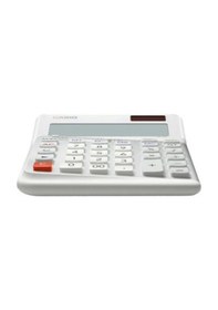 Resim Casio De-12e-we Beyaz 12 Hane Masa Üstü Ergonomik Tuşlu Hesap Makinesi Diğer 