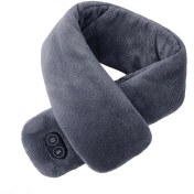 Resim Chaoduo Shop Gri Stil Yeni Kış Eşarp Isıtmalı Eşarp USB Kadın Isıtma Eşarp Çift Eşarp Atkısı Peluş Yaka Atkılar Şal Boyun Isıtıcı (Yurt Dışından) 