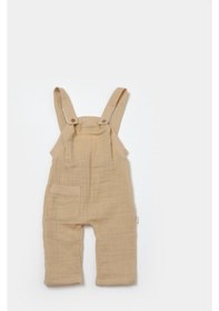 Resim Organik Uzun Kollu Kazak & Salopet Seti Csym7047 001 