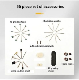 Resim Fastbuy Türkçe Usb Aküli Döner Ağaç İşleme Gravür Kalem Kiti, Yüksek Kaliteli, Uzun Süreli Kullanım İçin Ideal, Sanatçılar Ve 