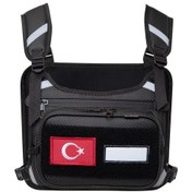 Resim 4riders Carbon Series Göğüs Çantalı Reflektif Yelek Çok Renkli 