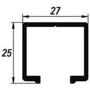 Resim Albatur Alüminyum 2 Metre Üst Ray (ALB-M50 7450 410*2) 