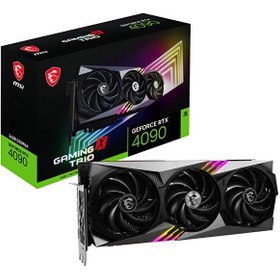 Resim MSI GeForce RTX 4090 Gaming X Trio 24G RTX4090 24 GB 384 Bit GDDR6X Gaming Ekran Kartı MSI