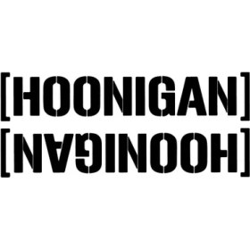 Resim Hoonigan Mini Sticker Etiket Modeli 