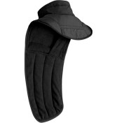 Resim Willowhaven Siyah Uzun Motosiklet Boyun Atkısı Kolay Taşınabilir Kışlık Motosiklet Maskesi 