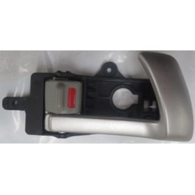 Resim HuShan 2007-2011 Hyundai Santa Fe Ön Kapı Iç Açma Kolu Sol (elceği Gümüş Gri) () (adet) (oem No:82610 