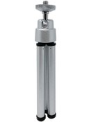 Resim Jeemson Gümüş Mini Tripod: Dizüstü Taşınabilir Telefon Ve Web Kamerası İçin Alüminyum Ally Tripod 1/4" Vida 