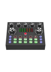 Resim Canlı Web Yayını İçin Ses Mikseri Kondanser Mikrofon Paketi Canlı Stüdyo 