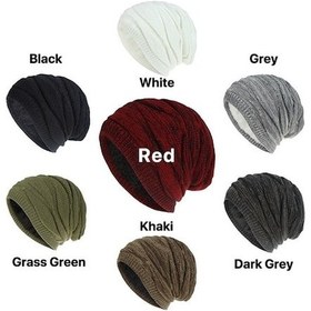 Resim Novahub White Elegant Knitted Baggy Beanie Hat For Men Women, Open Ski Cap For Autumn Winter, Warm And Comfortable, Universal Fit, Acrylic Yarn Beyaz 