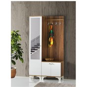 Resim Erezogullari_Mobilya Elmas Portmanto Askılık Ayakkabılık Aynalı 100X36X193 