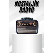 Resim Bayilik Xml Müzik Kutusu Bluetooth Bağlantılı El Fenerli Nostaljik Tasarım Radyo 