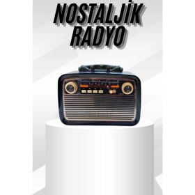 Resim Bayilik Xml Müzik Kutusu Bluetooth Bağlantılı El Fenerli Nostaljik Tasarım Radyo 