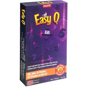 Resim EasyFishoil Q 30 Çiğneme Tableti 