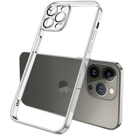 Resim Apple Uyumlu iPhone Ally Fashion Series İphone Uyumlu 13 Pro 6.1inç Kilif Renkli Kenar Lazer Çerçeveli Silikon Kilif - 