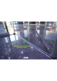 Resim Duşakabin- Zemine Alüminyum Çıta -Su Çıkmasını Engeller. 