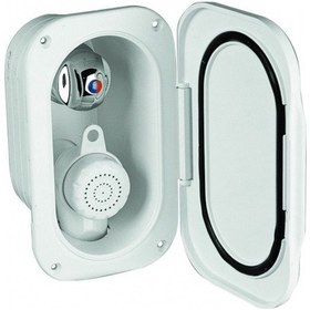 Resim Marin Sıcak ve Soğuk Mikserli Hortumlu Duş ve Yuva Seti 