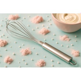 Resim İcon 3 No Çırpıcı Büyük Boy Beyaz 