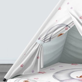 Resim instababyrooms Çocuk Oyun Çadırı Ay ve peri Dijital Baskılı 