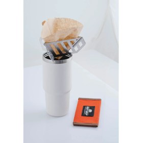 Resim Onoff Kamp Taşıma Cüzdanlı Filtre Kahve Demleme Dripper 