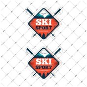 Resim Hbg47 Kayak Sporu Sticker Ikili Set 