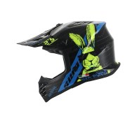 Resim Sway 618 Bunny Çocuk Cross Kaskı Bisiklet Motosiklet Enduro Kask Xl Beden Siyah Mavi Çocuk Kaskı Siyah - Mavi 