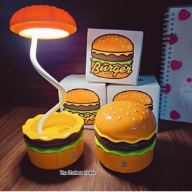 Resim Tahtakale Dünyası Hamburger Şeklinde Çocuk odası lambası masa lambası hediyelik masa lambası 